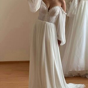 Boho Wedding Dress - New, Never Worn
